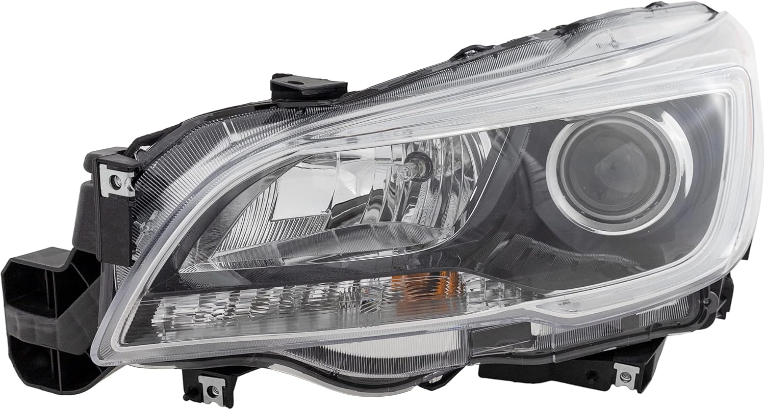 Garage-Pro Headlight Compatible with SUBARU LEGACY/OUTBACK 2015-2018 LH Assembly Halogen Black Interior CAPA