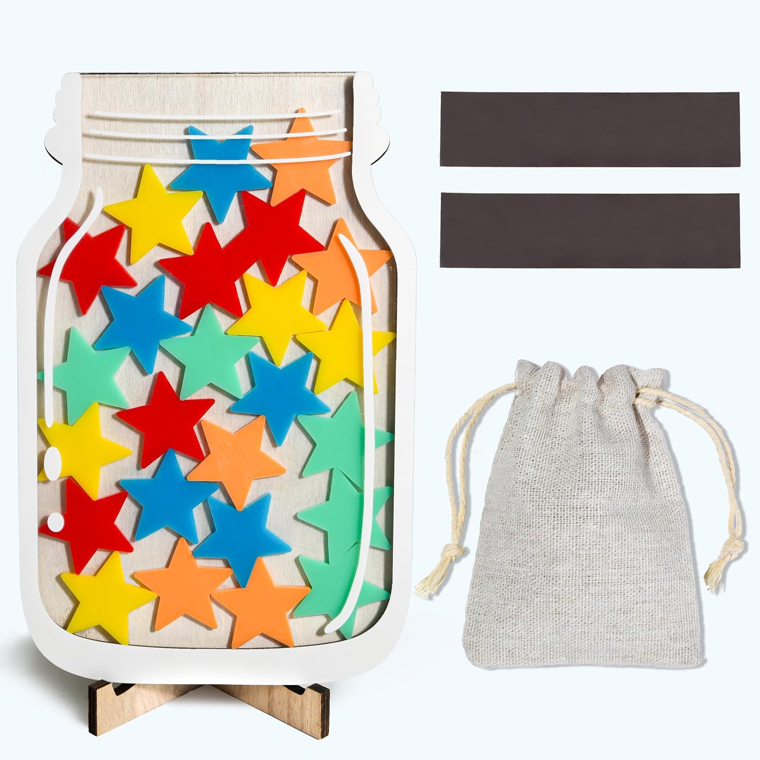 Magnetic Reward Jar for Kids Reward Jar System, Personalized Stars Reward Jar for Students Kids Behavior, Magnetic Reward Jar for Classroom Board Behavior Management Home Reward Jar for Boys Girls Magnetic Reward Jar for Kids Reward Jar System, Personalized Stars Reward Jar for Students Kids Behavior, Magnetic Reward Jar for Classroom Board Behavior Management Home Reward Jar for Boys Girls