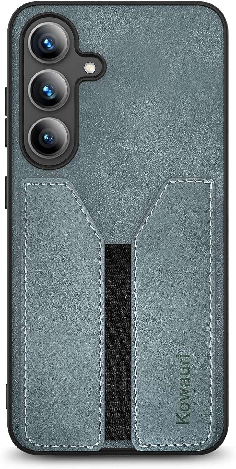 Kowauri for Samsung Galaxy S25 Case [ Not fit for S25 Plus/S25 Ultra], PU Leather Wallet Case with Credit Card Slot Holder Ultra Slim Protector Case for Samsung Galaxy S25 (Blue) - Image 2