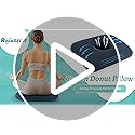 Donut Pillow for Bed Sores Tailbone Pain Relief Cushion, Cotton Butt Donut Cushion Breathable for Hemorrhoid, Pregnancy, Prostate and Surgery, Sitting Pressure Relief for Home, Office, Car