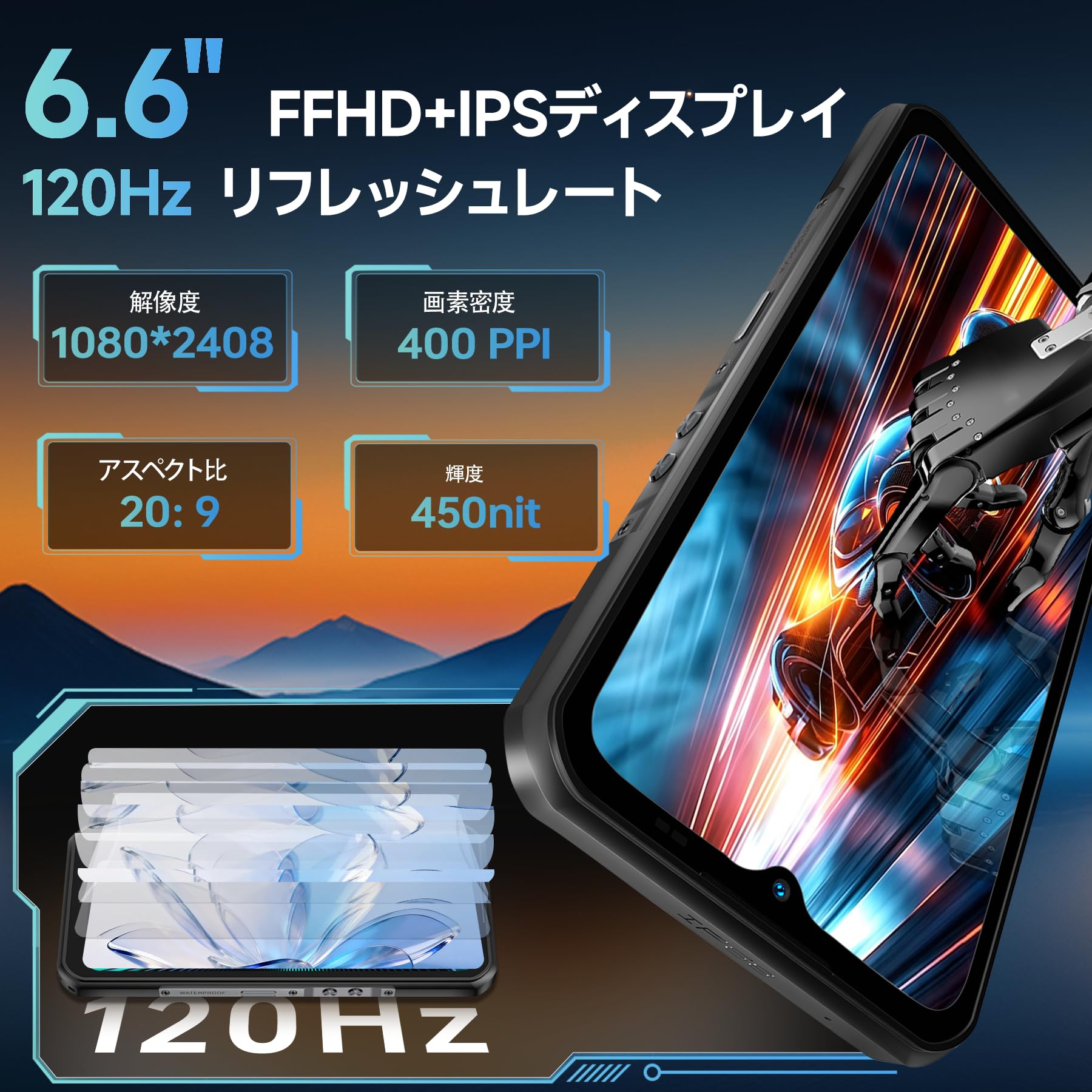 鬼レア！早い者勝ち！★タフネススマホ！OUKITEL WP62 12/512★ Amazon | OUKITEL WP62 5G タフネススマホ 本体 SIMフリー スマホ 33W
