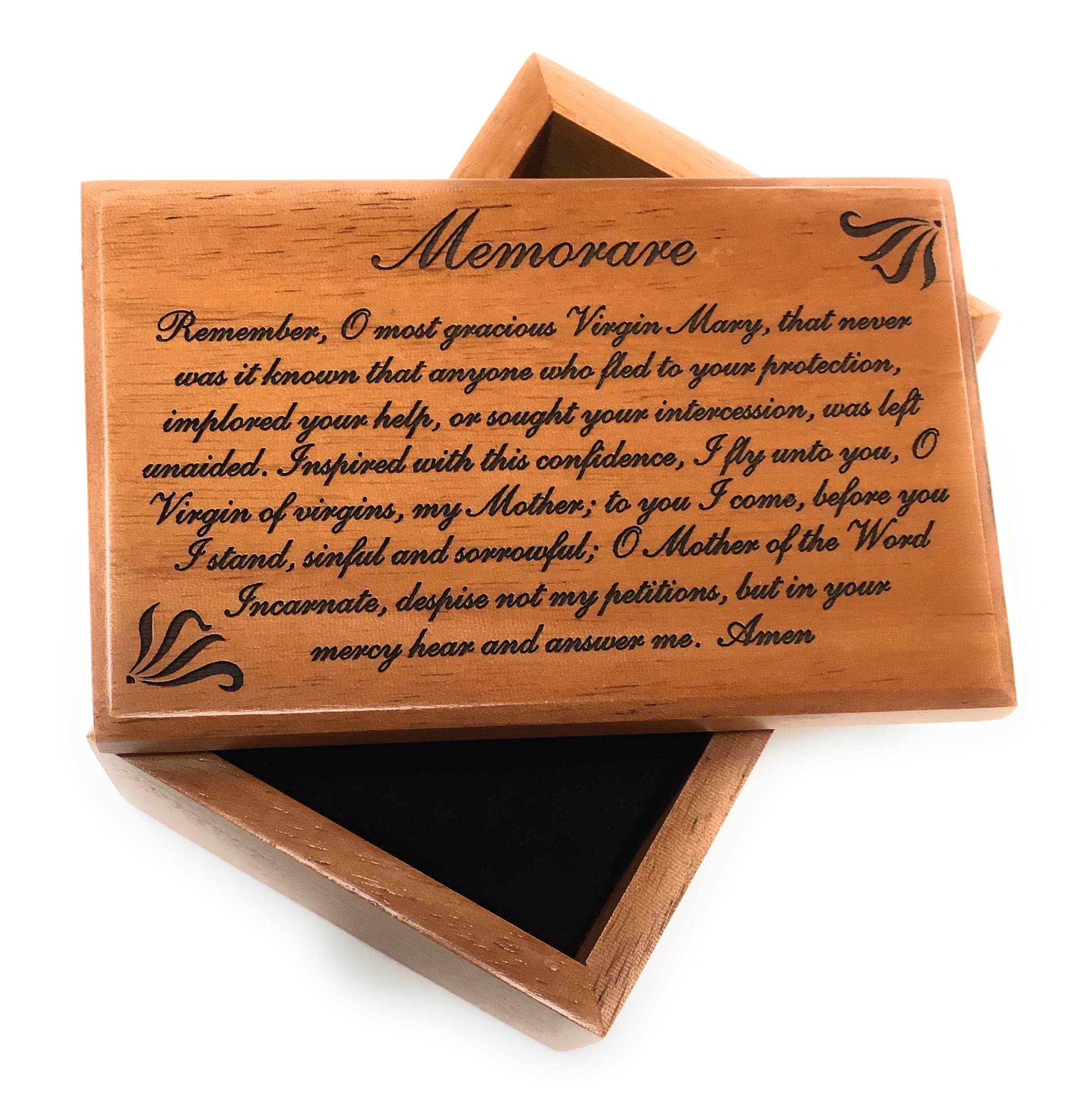 HJ Sherman Memorare Prayer Wooden Keepsake Box Amazon.ca Home