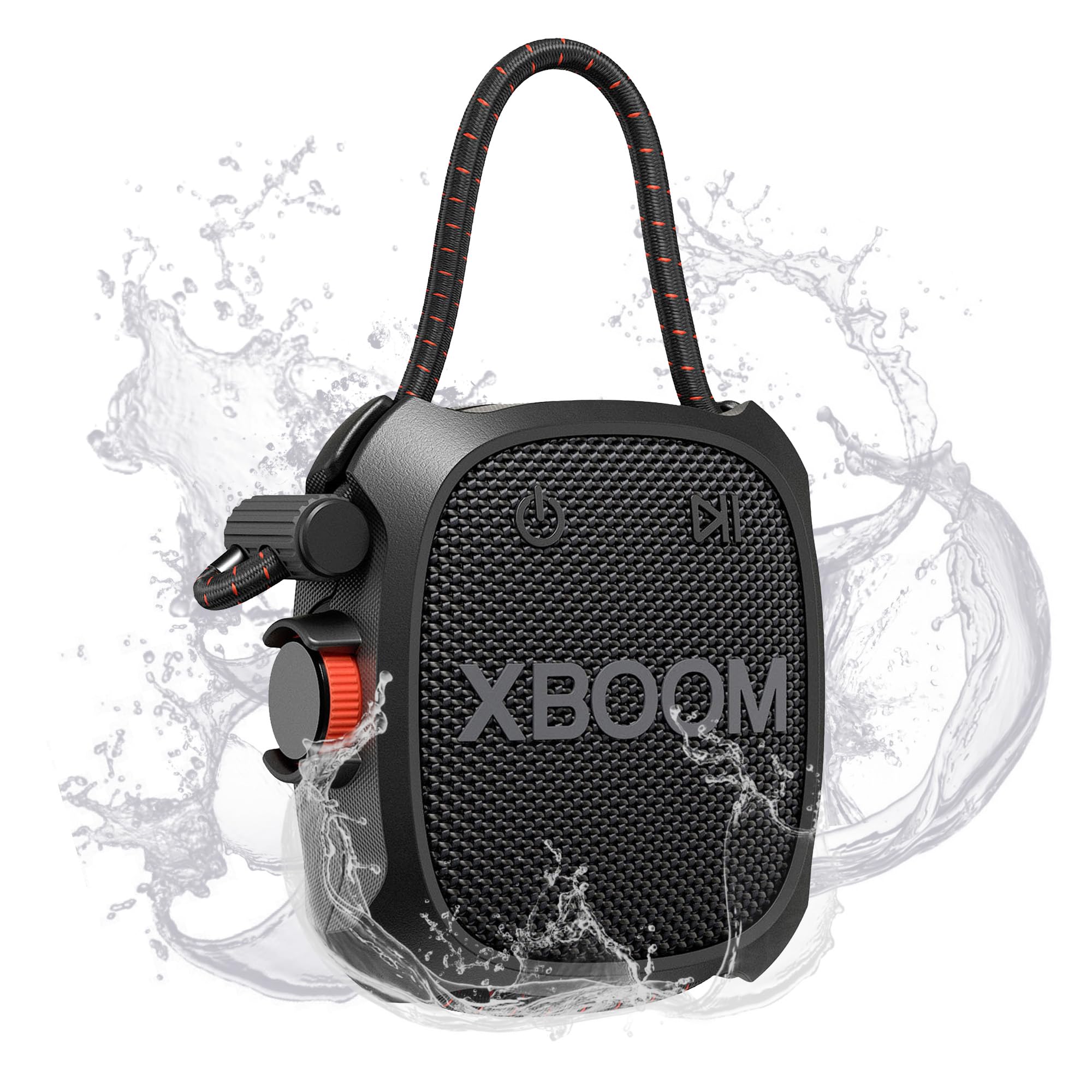 LG XBOOM GO XG2TBK, Altavoz portátil, Bluetooth 5.3, Resistencia Militar a golpes, Agua y Polvo IP67, hasta 10 h de batería, Negro