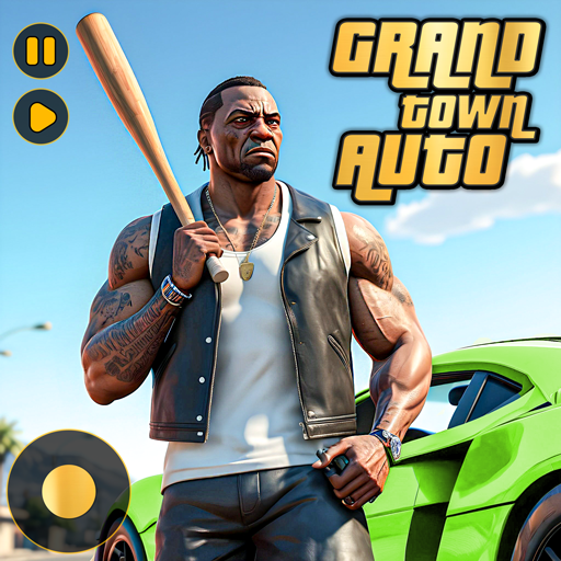 City of Crime Gangster-Mafia-Spiel: Echter Unterwelt-Kampf in Vegas City-Simulator – extreme Gefängnisflucht, kriminelle Open-World-Spiele