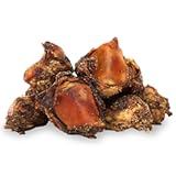 Meaty Buffalo Knee Caps Bones 10-Pack Dog Treats for Aggressive Chewers, Rawhide Free Grain Free All Natural Slow Roasted Long Lasting Chew