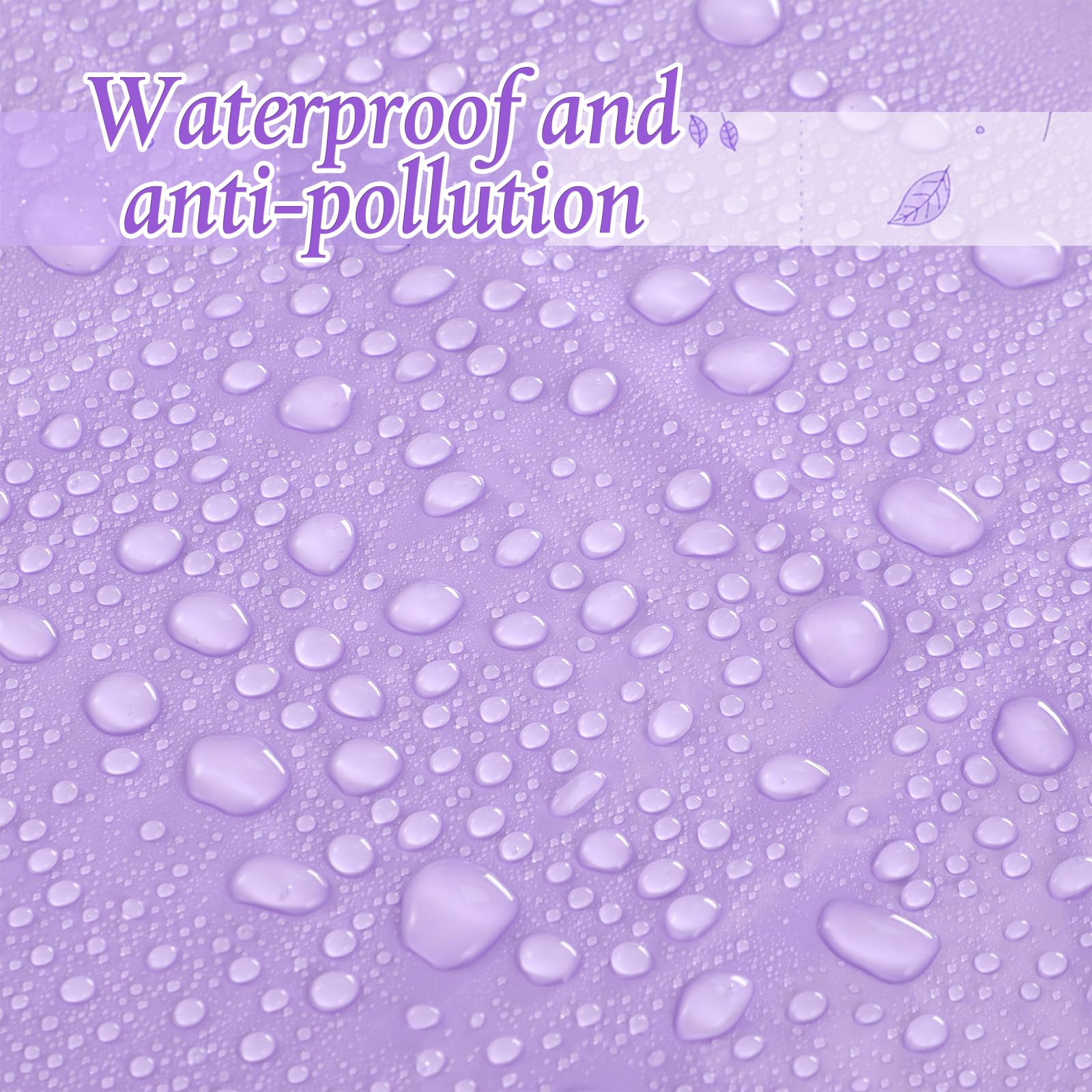 Outus Lot de 240 enveloppes d'expédition autocollantes de tailles variées en polyéthylène - 6 tailles assorties - Imperméables et indéchirables - Pour vêtements, livre, cadeau (violet)