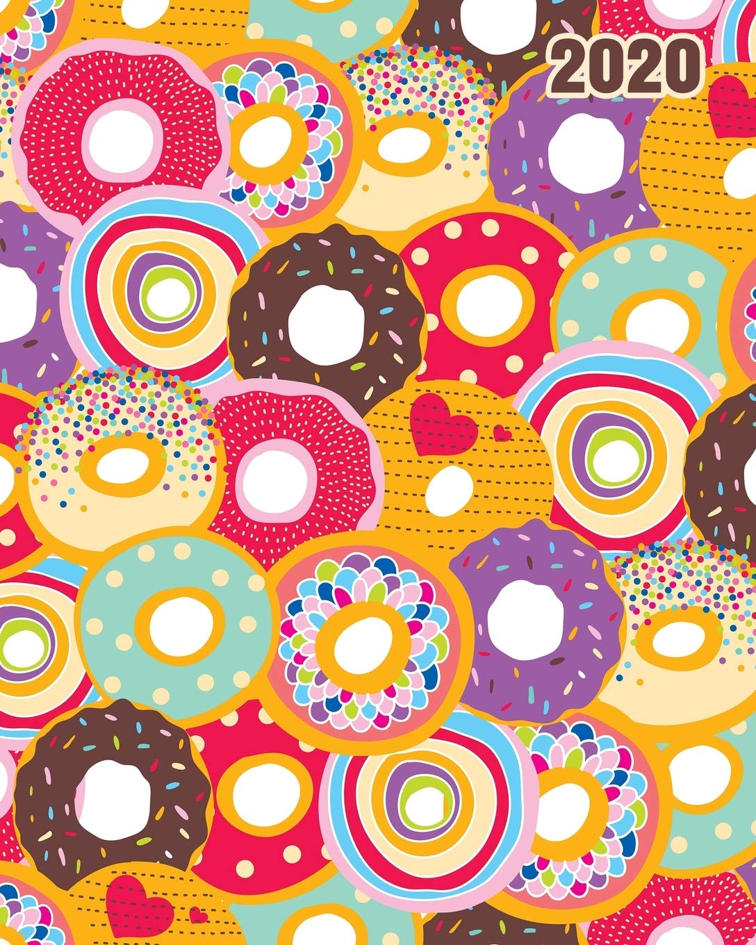 2020: 8"x10" Daily and Weekly Agenda Planner and Organizer V60