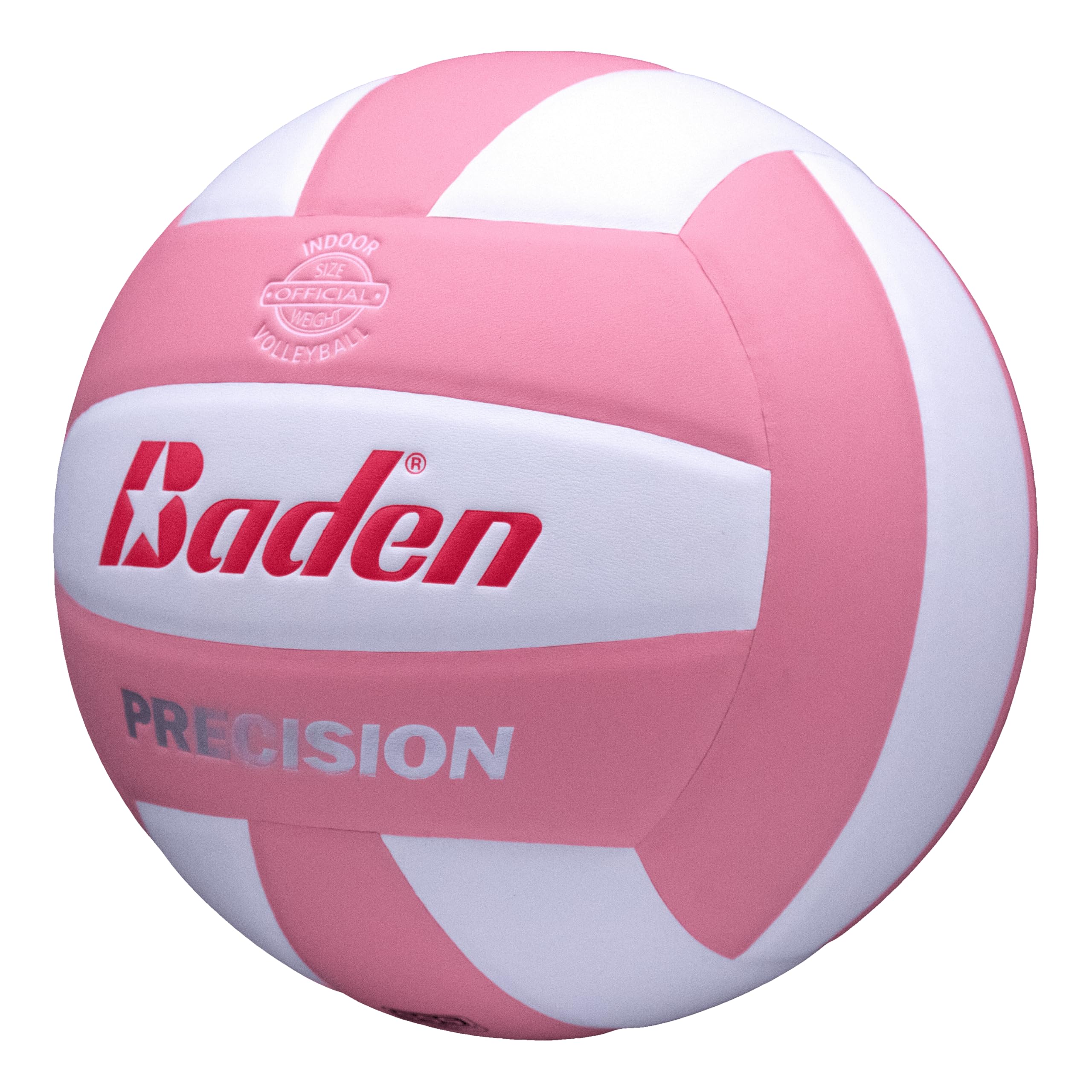 Baden Präzision, offizielle Größe und Gewicht, Einsteiger-Volleyball für Jugendliche, Indoor-Volleyball, PU-Verbundstoff, extra Schaumstoff-Rückseite, reduziert Stiche