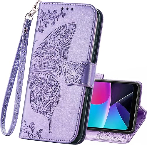 Funda para Moto G Stylus 4G 2023, piel sintética, con tapa, funda protectora con correa para la muñeca, ranuras para tarjetas, bolsillo en relieve