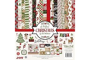 Echo Park Paper Company 12x12 Christmas Scrapbook Paper: Perfect Christmas Collection with Pastel Hues