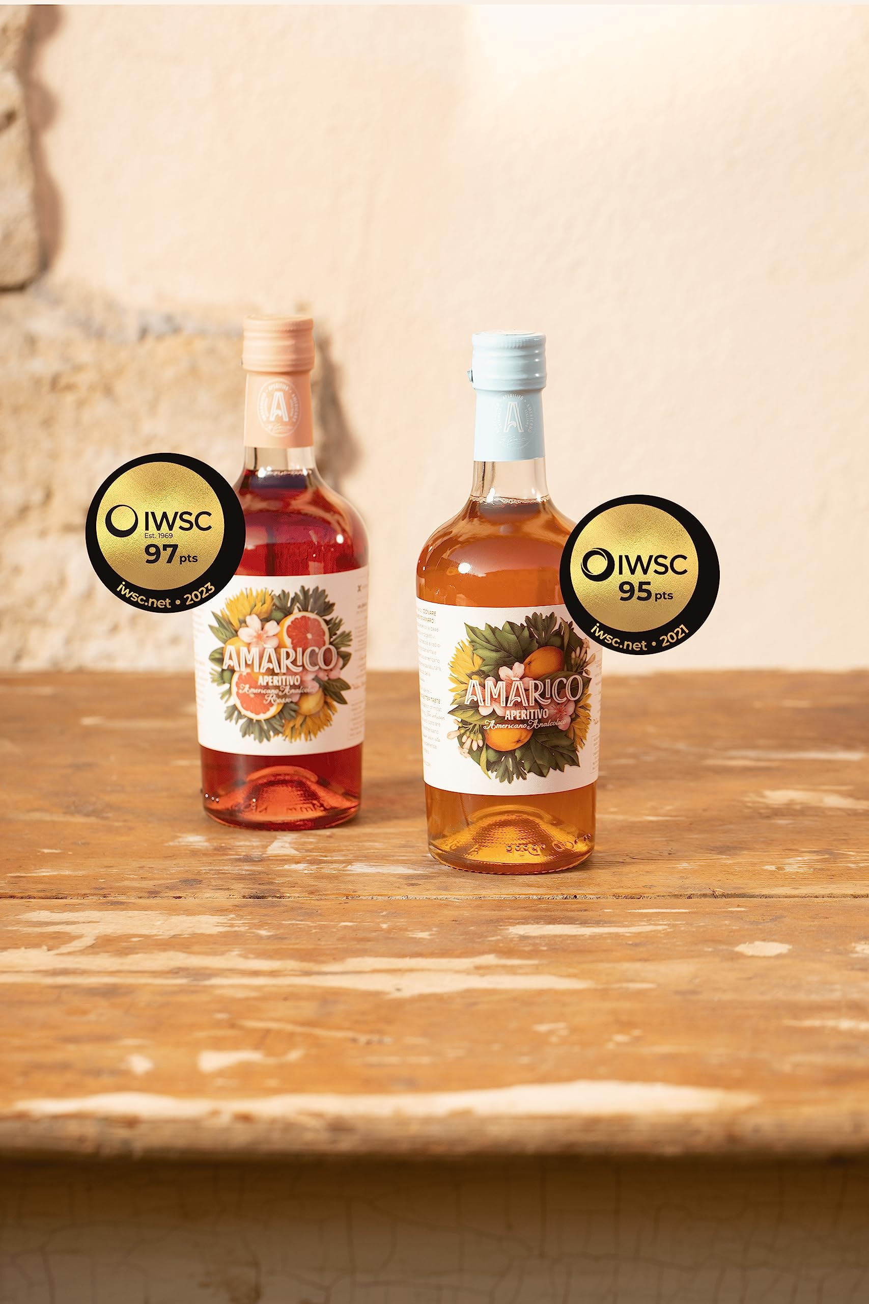 Amàrico Originale - Aperitivo italiano sin alcohol - Aromático y fresco con notas cítricas de naranja y limón - Amantes del Spritz - 50cl