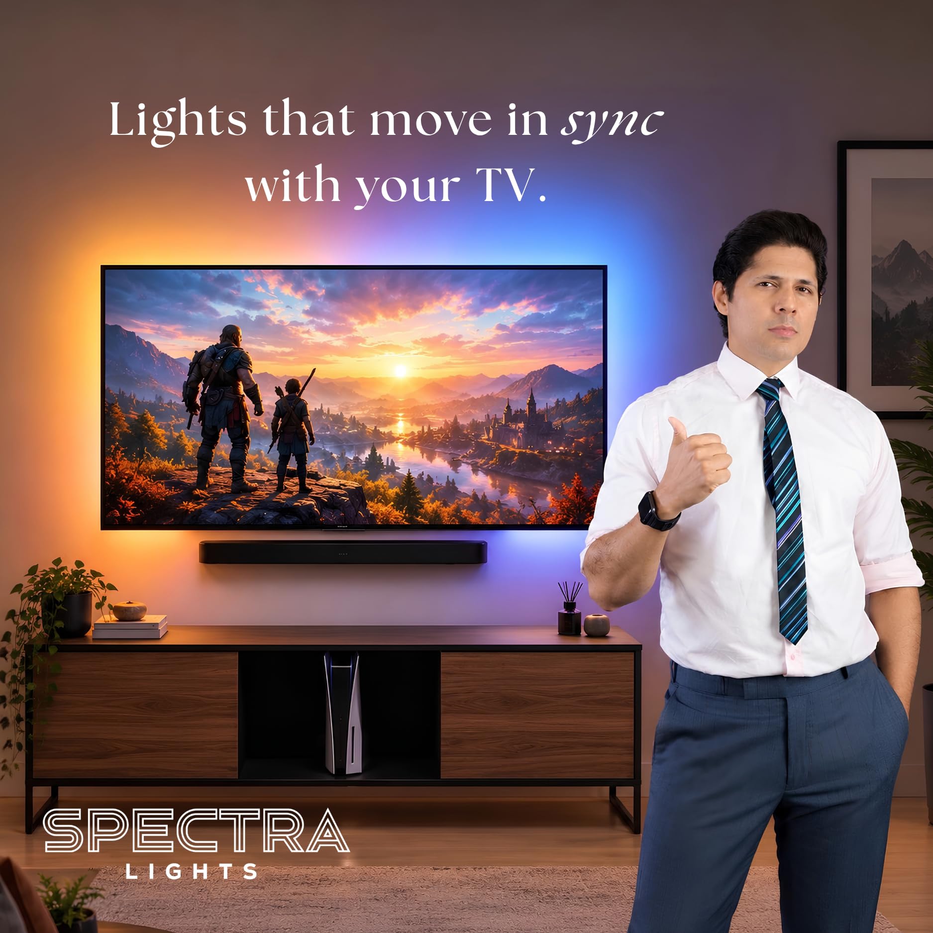 Spectra Lights HDMI Sync Box - TV Backlight Sync -2