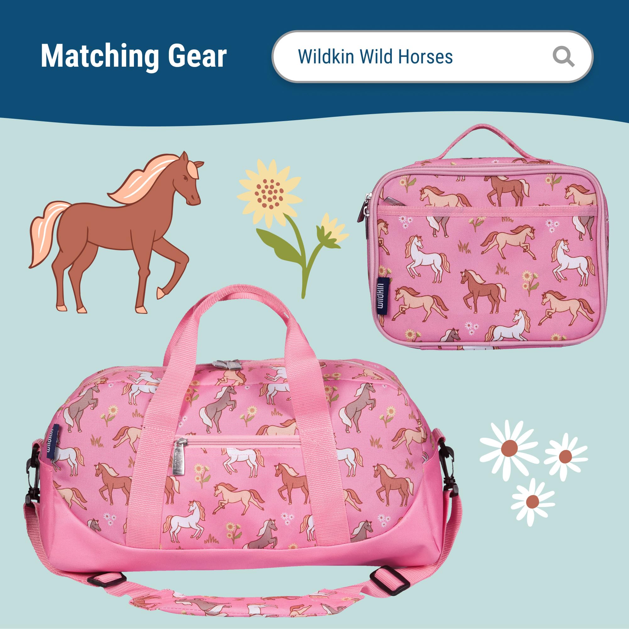 Wildkin Zaino Scuola 17 Pollici Unisex Bambino
