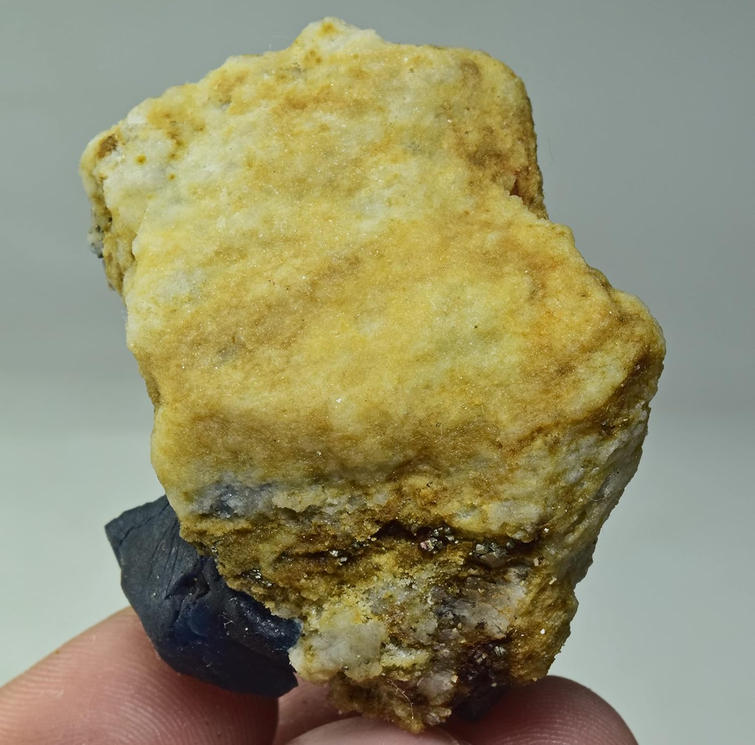 46 Gram Rare Fluorescent Afghanite Specimen Combined with Lazurite On Matrix