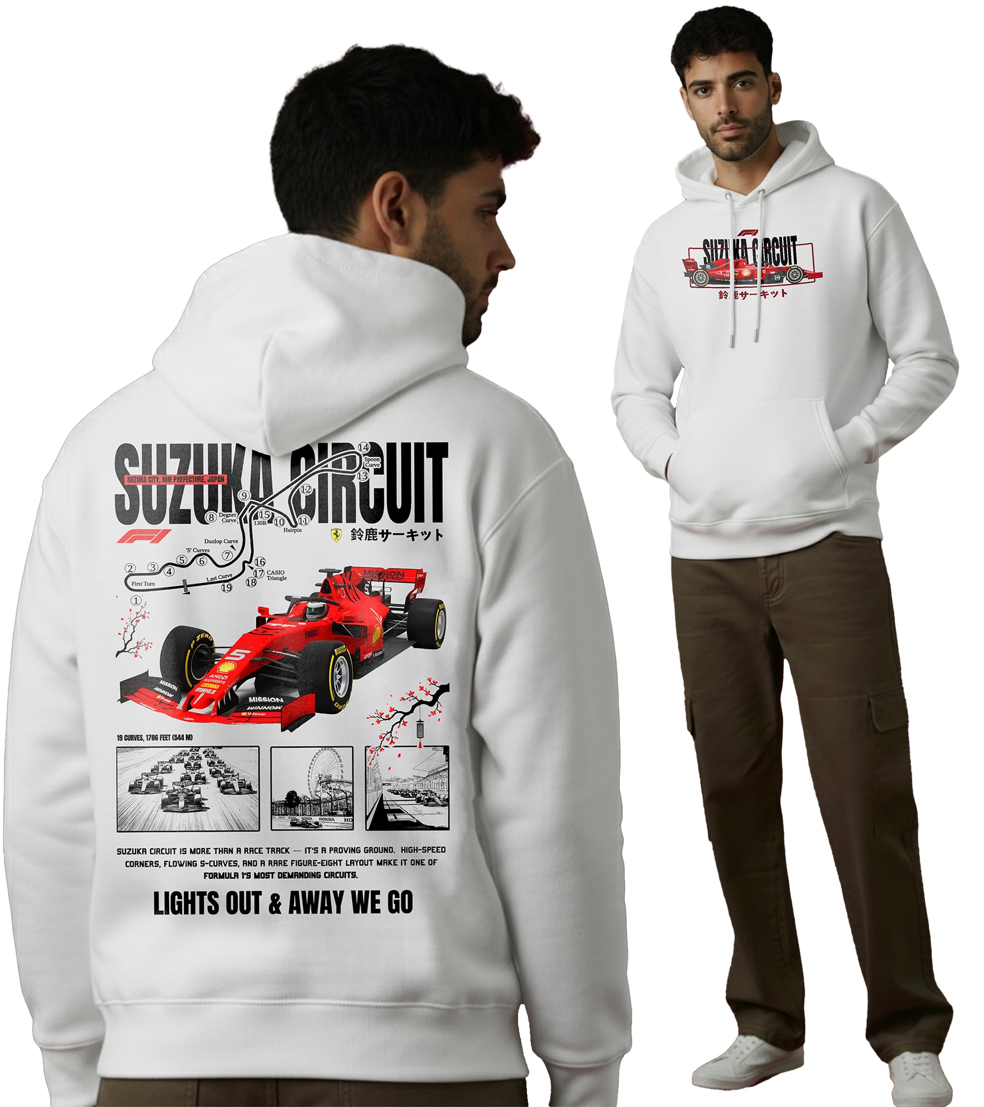 the black jackal Black Jackal | Premium Unisex Hoodie | F1 Tee| Suzuka Circuit | Formula 1 Graphic Tee | Signature 100% Bio-Washed Cotton Hoodie 340 GSM Fabric-picture-38