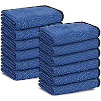 Algopix Similar Product 15 - 12 Moving Packing Blankets 80 x 72