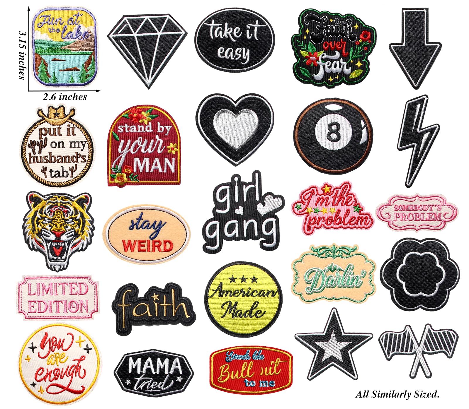 25 parches para planchar de Howdy, divertidos y lindos vaqueros, botas de vaquera, insignias bordadas para ropa, apliques para camisas, sombreros de camionero, jeans, chaquetas, bolsos