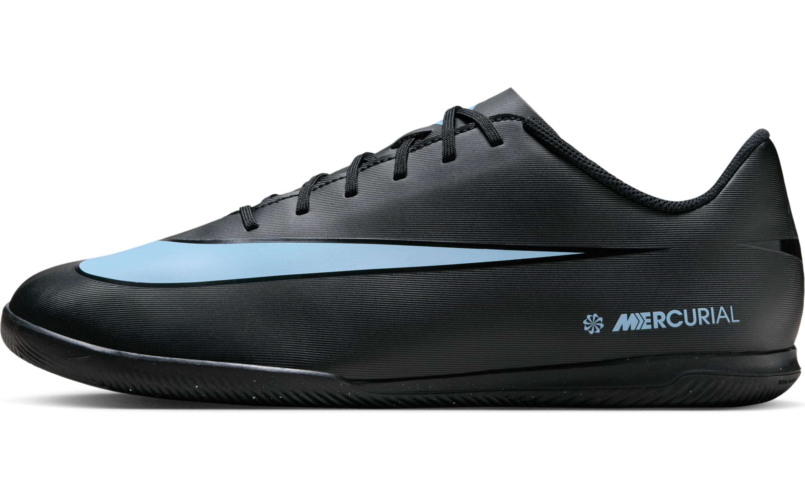 Nike Men's Mercurial Vapor 16 Adults Club Indoor Football Boots - Black/Blue - 8.5 (43)