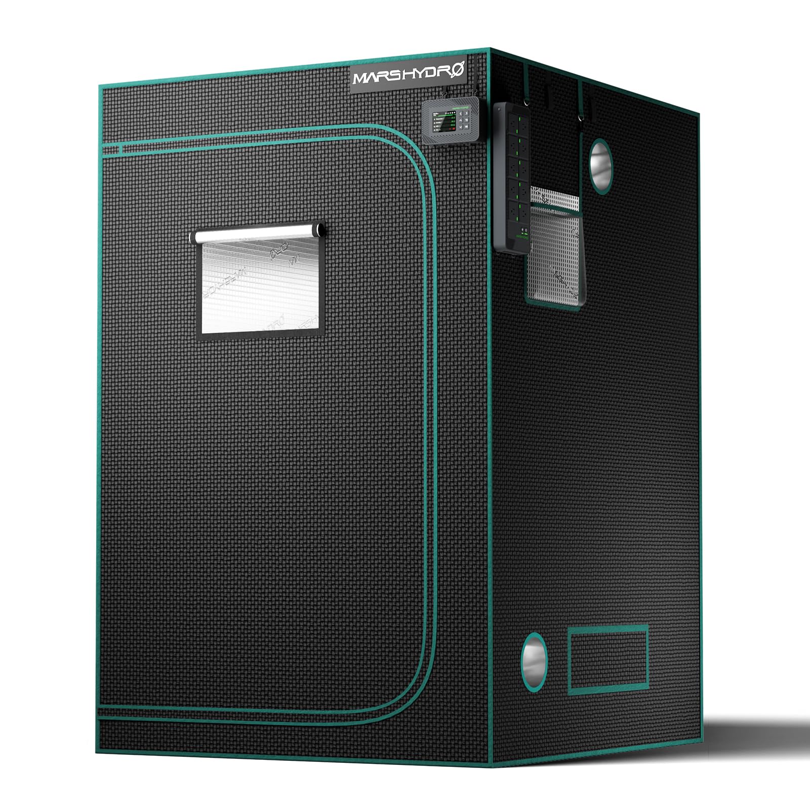 4x4 Grow Tent Durable 1680D Canvas Lightproof Reflective Grow Tents Mylar Hydroponic Indoor Plant Grow Room 48"x48"x80" Growing Tent Fits TSW 2000W / TS 3000W LED Grow Light