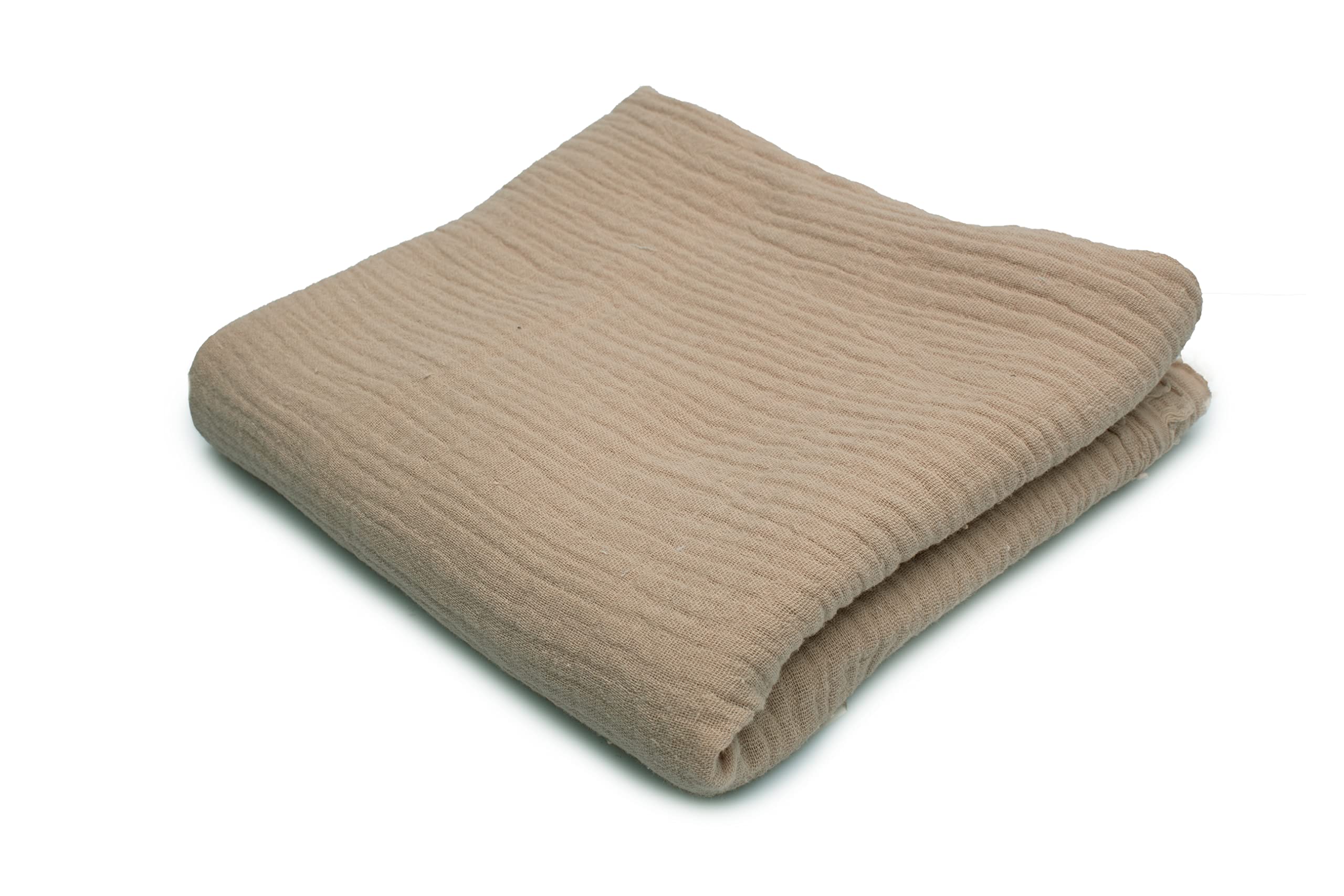 Cotton Muslin Double Gauze 50 x 130 cm (Cappucino) — image 1