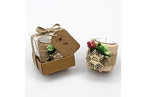 Snowflake Candle Holder, Rustic Christmas Candle Decorations