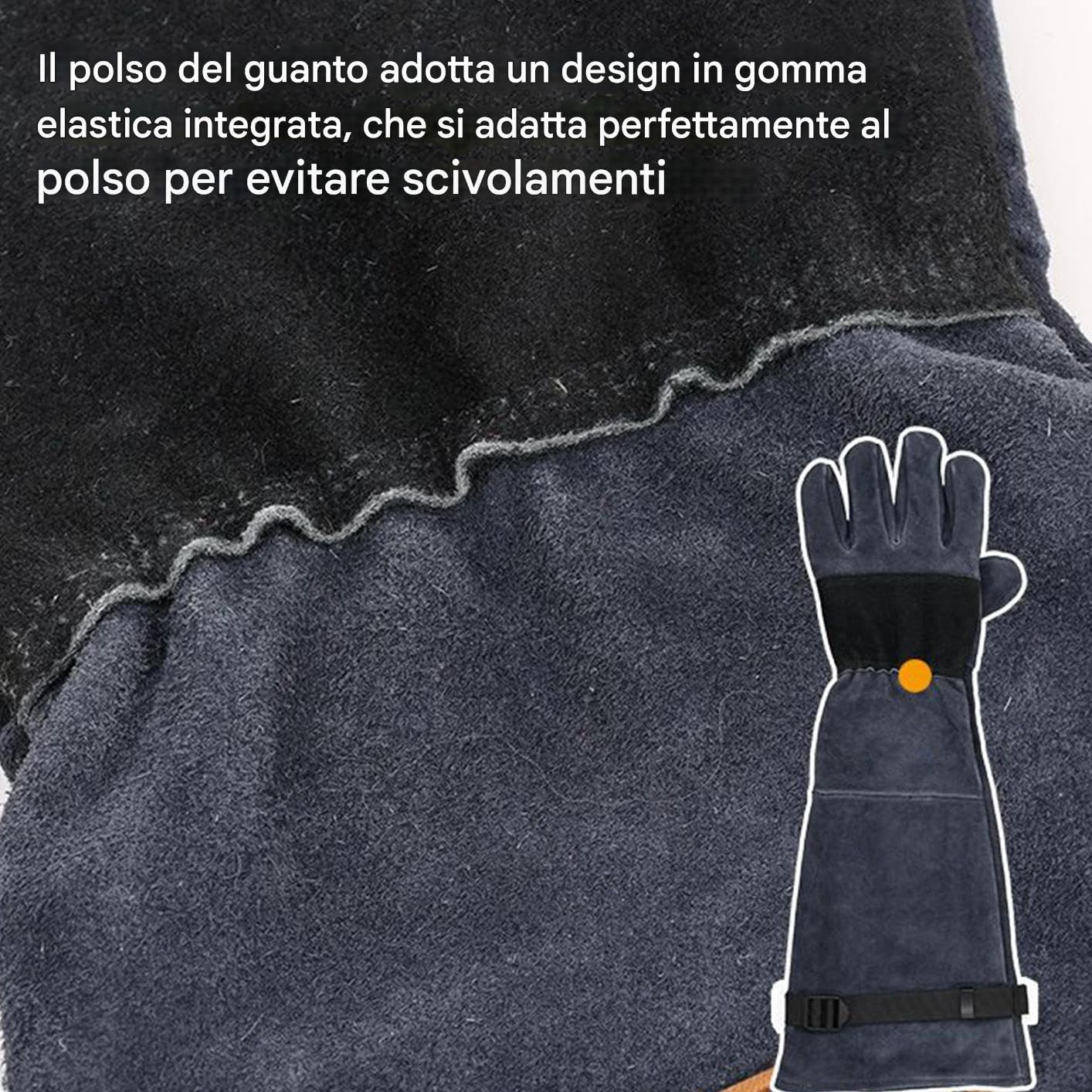 Guantes De Manejo De Animales Manguito De Protección Y Equipos De Agarre