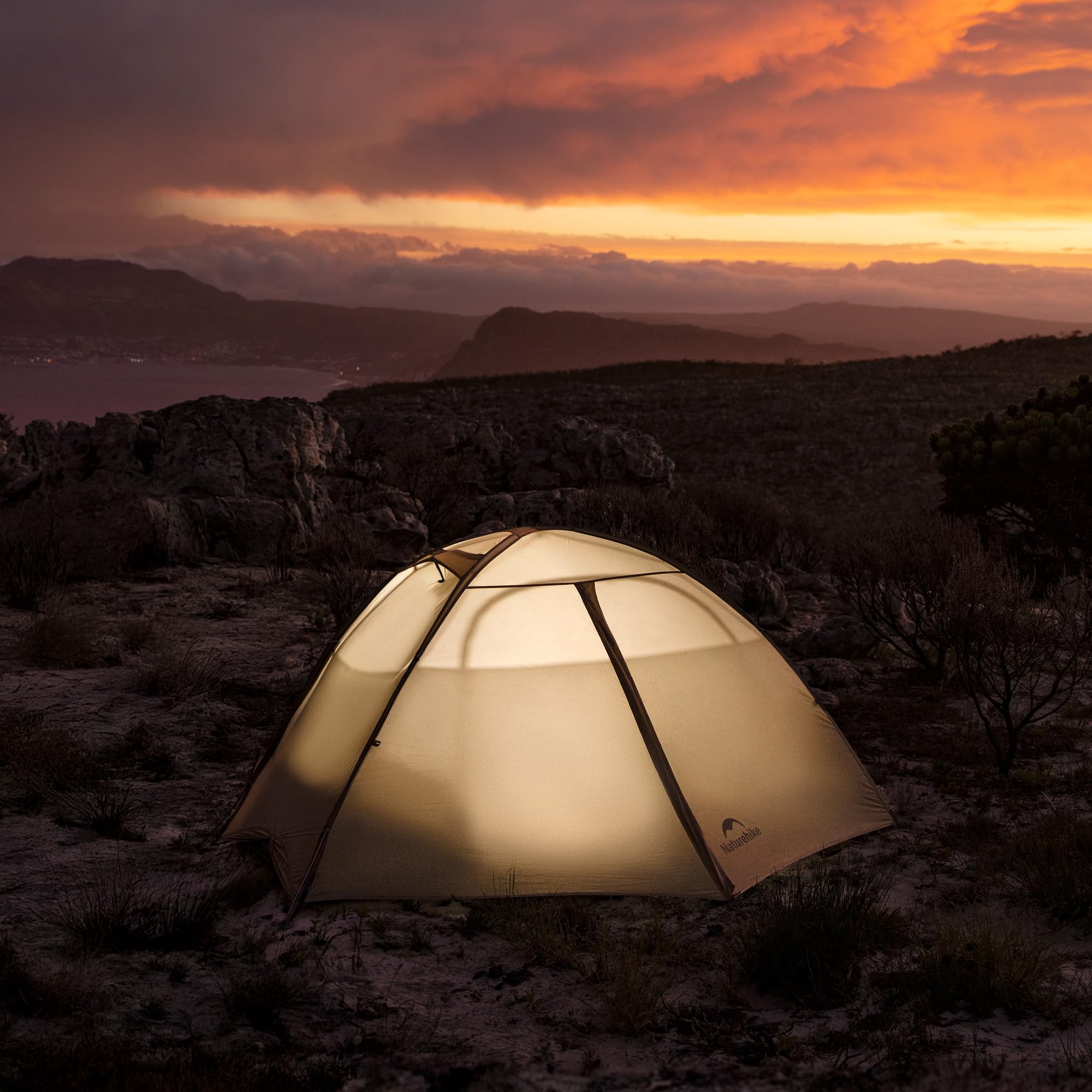 Naturehike Giling Pro/UL Tenda a Cupola 1-2 Persone 4 Stagioni Ultraleggera Impermeabile per Backpacking