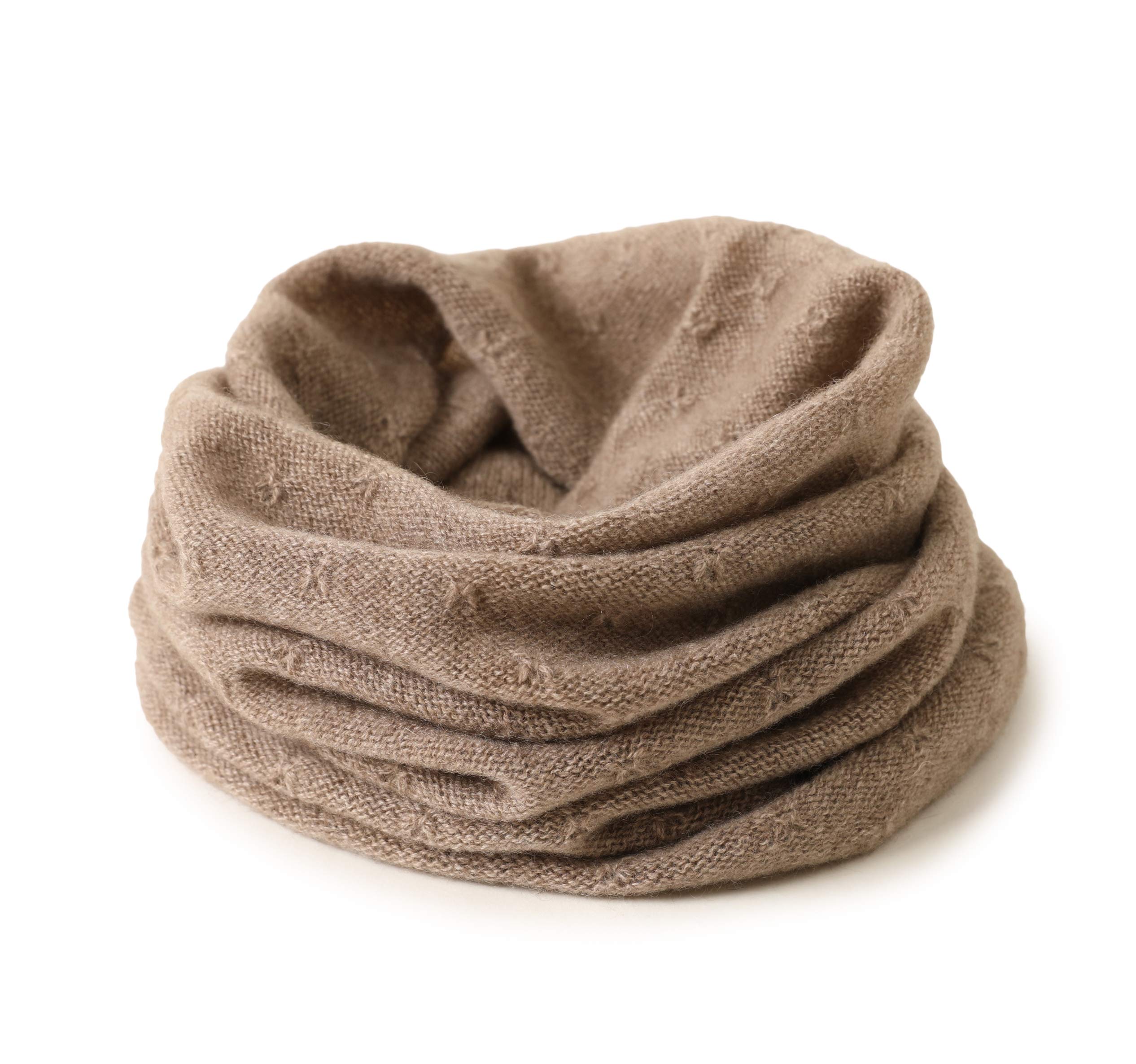 scaldacollo tubolare sciarpa ad anello donna di 100% Cachemire Lana sciarpa tubolare collo di Cashmere