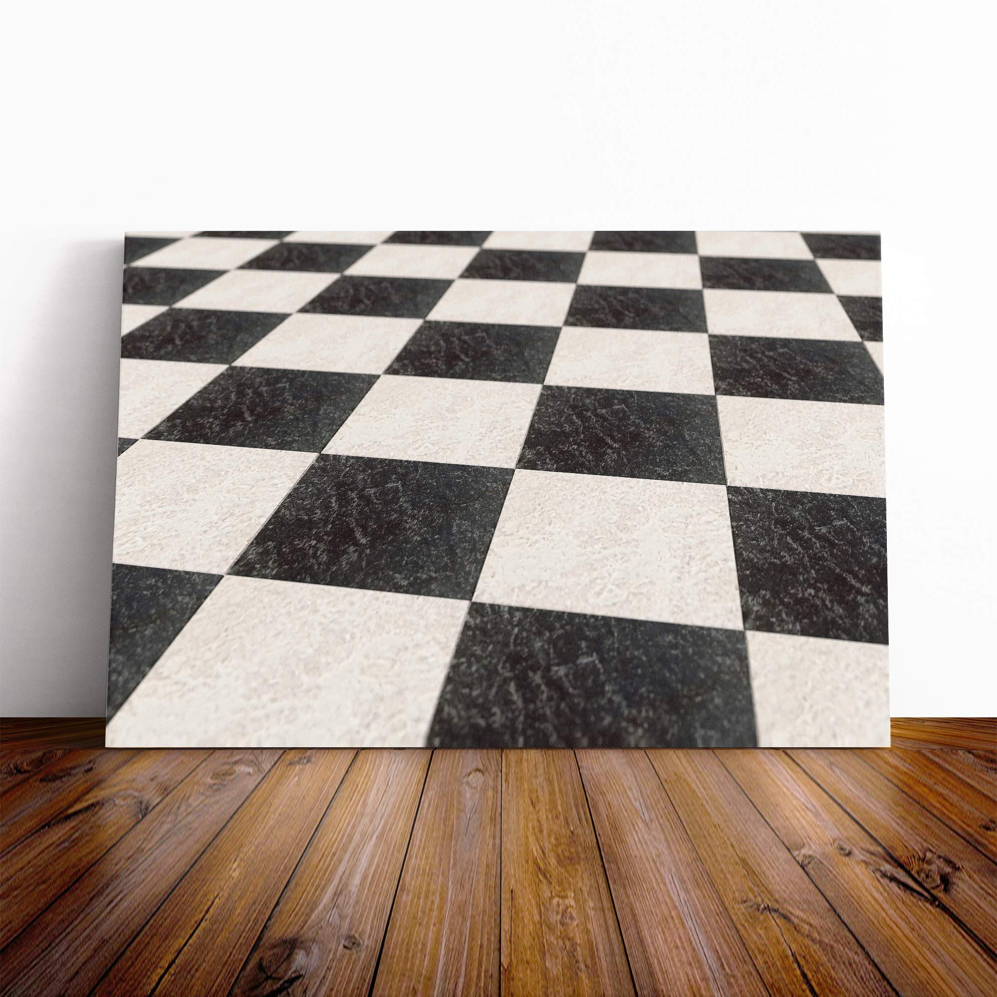 Chess Chessboard Canvas Print | Gallery Wrapped 30mm Frame Wall Art | 20x14 inches | Ready to Hang | Modern Picture | Living Room Bedroom Lounge Office