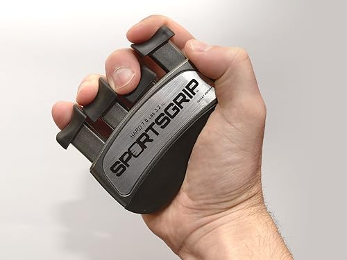 Miniatura 3 de Ejercitador de manos y dedos (duro, 7 libras/7.1 lbs), el mejor fortalecedor ergonómico de dedos para mejorar el agarre de todos los atletas