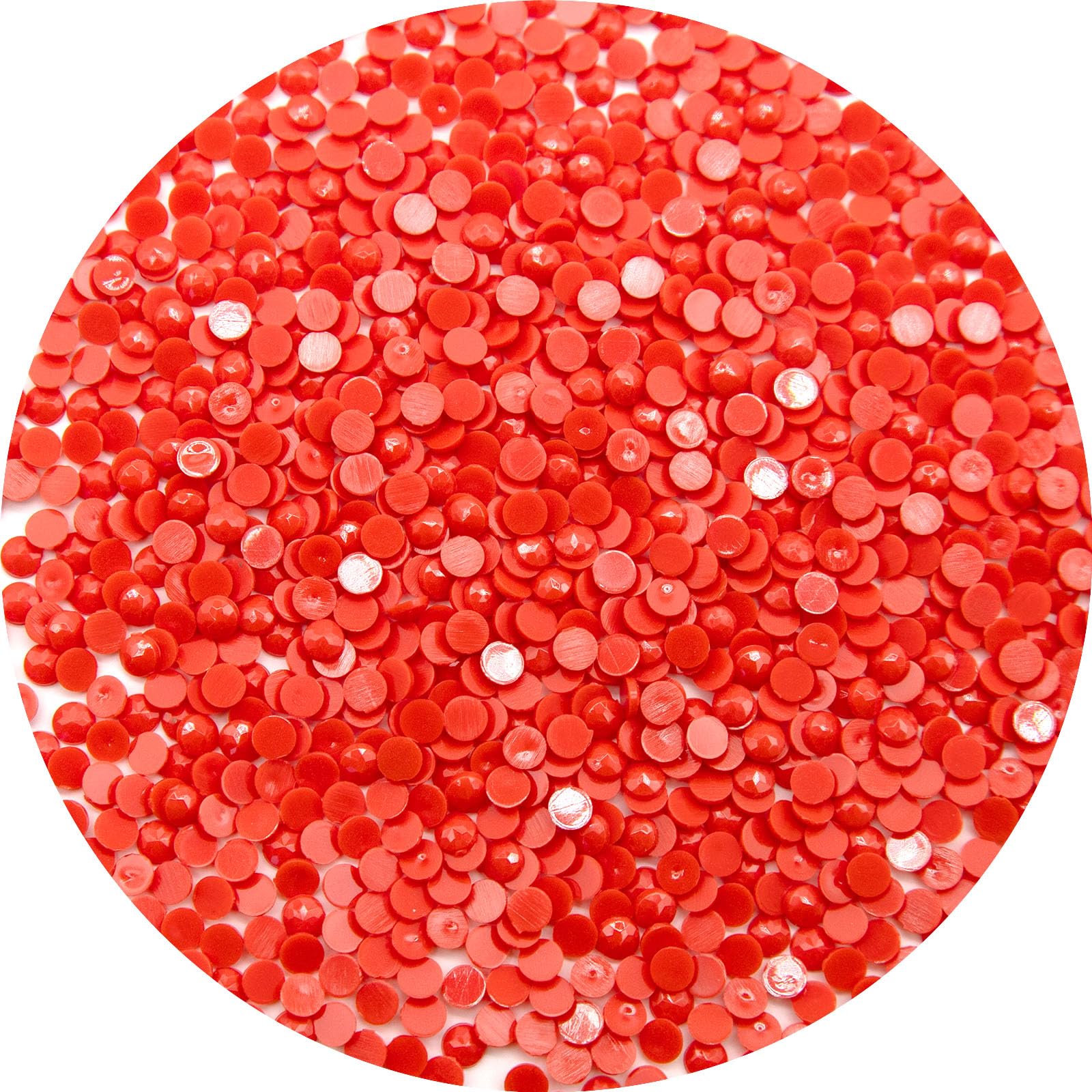 5000 Pieces Single Color Diamond Art Painting Beads,Color Code 606 Flat Bottom Round Rhinestones for Gem Painting Replacement, Round Drills for 5D Diamond Art DIY Craft