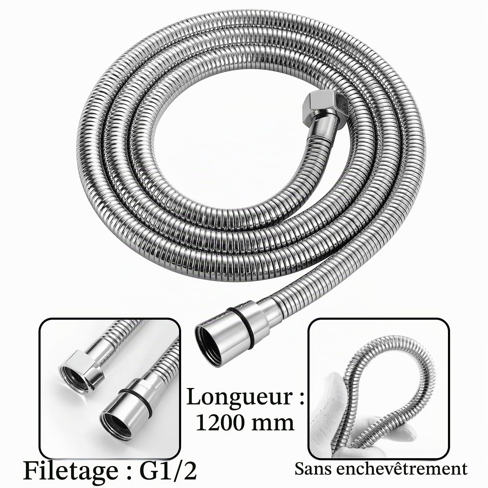 Pulvérisateur De Bidet À Main Pour Toilettes Double Mode (Jet/Soft), Chrome | Montage Mural En Laiton, Douchette À Main Bidet Douchette WC Pour Couches Lavables Pour Bébé, Tuyau De 1,5 M