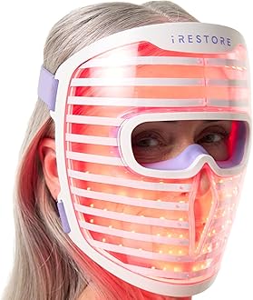 - LED Face Mask for Youthful Skin, Red Light Therapy for Face, Red, Blue & Infrared Therapy for Wrinkles, Fine Lines, Dark Spots with 360 LEDs, Skincare Device for Women & Men