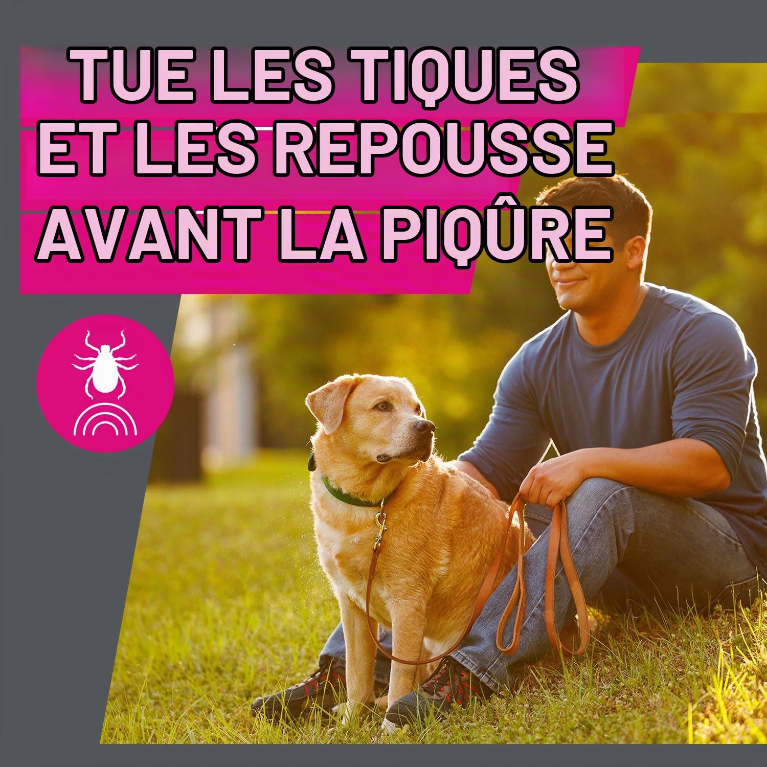 FRONTLINE TRI-ACT Chien S contre les tiques, les puces et les moustiques (5 à 10 kg)