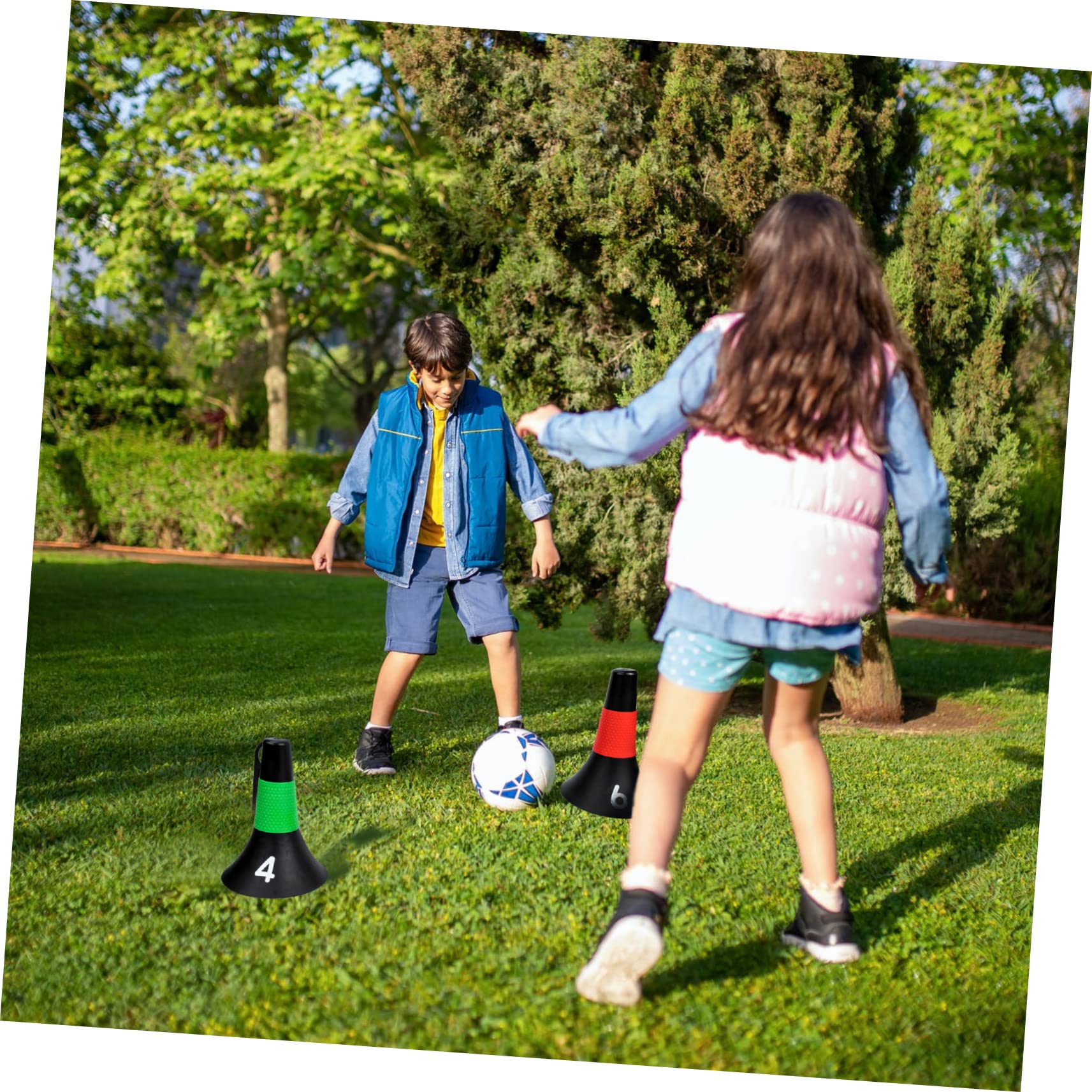 10 Uds Entrenamiento De Conos De Fútbol Fútbol Señal Cono Portátil Conos De Fútbol Entrenamiento De Fútbol Señal Barriles Equipo De Entrenamiento De Fútbol Formación De Conos De