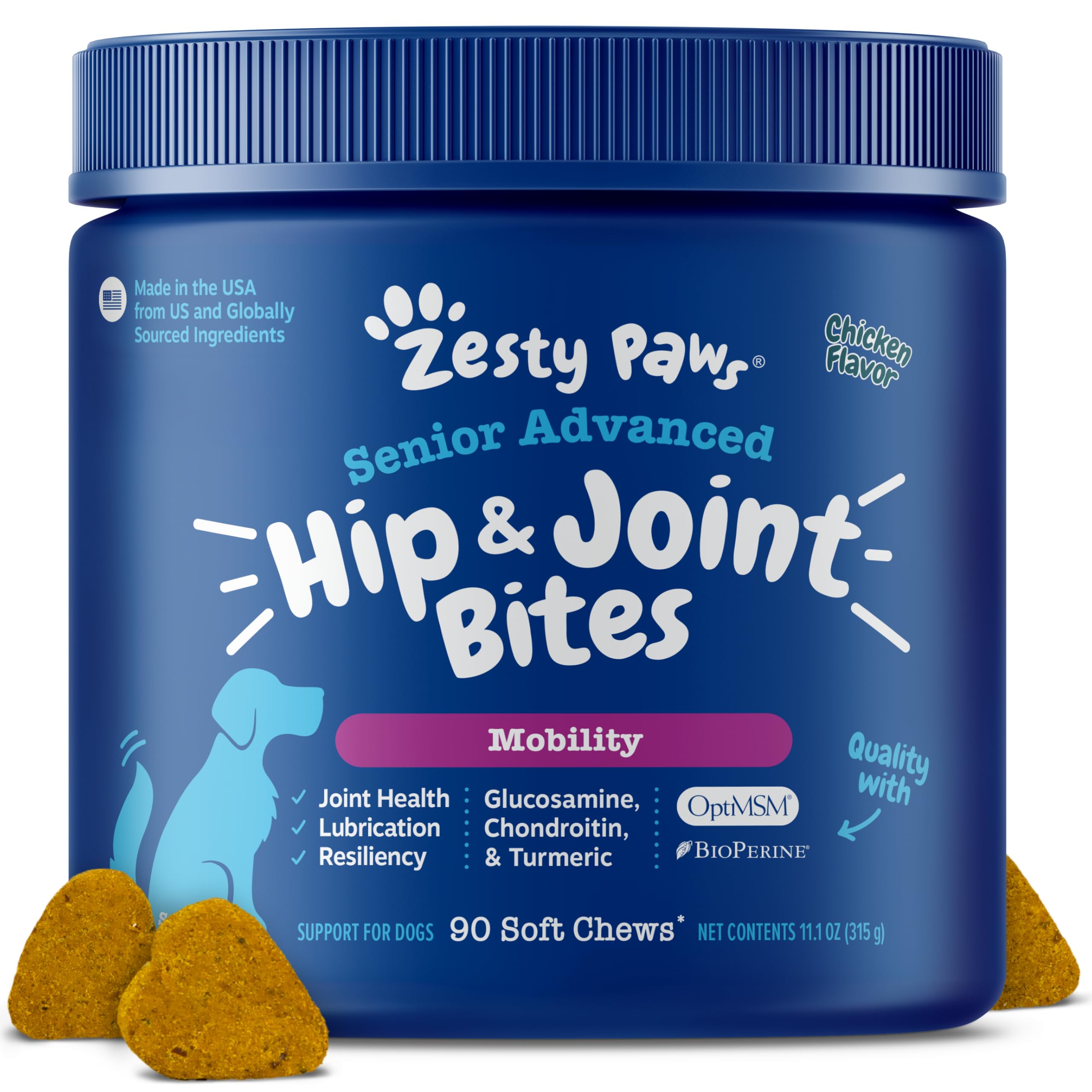 Zesty Paws Advanced Mobility Bites