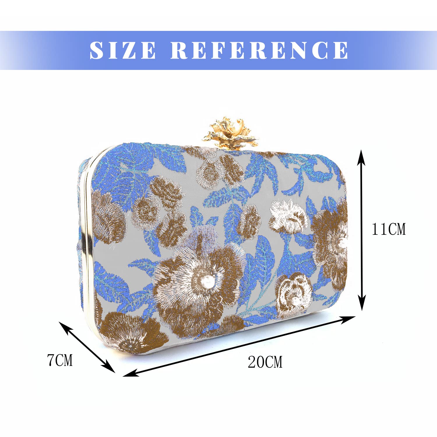 Bolsos de Mano con Cuentas Bordadas para Mujer, Bolsos de Noche, Monederos Vintage para Fiesta Formal, Boda