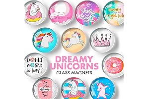 Decorative Unicorn Magnets for a Magical Fridge