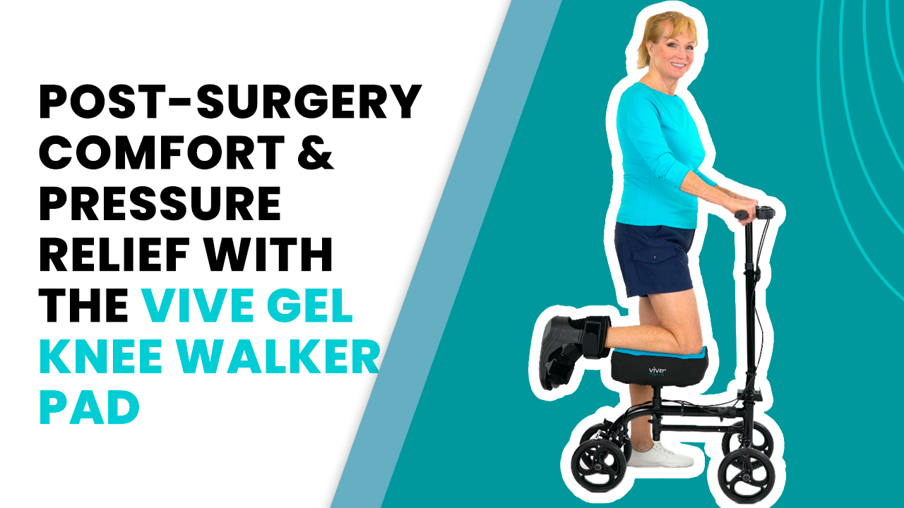 Amazon.com: Vive Mobility Knee Walker Padded Gel Cover - Premium