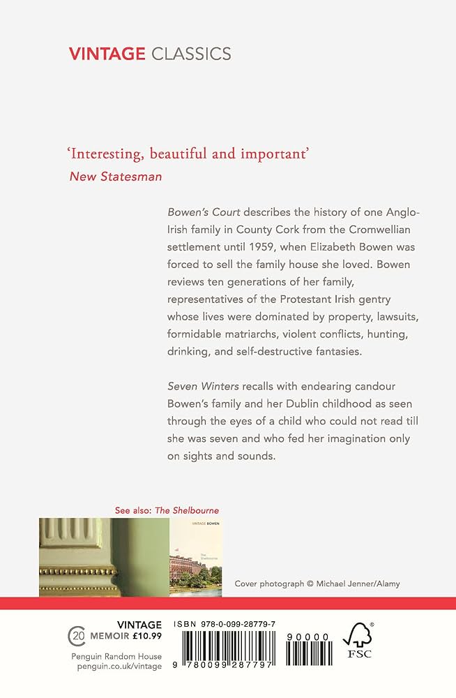 Bowen's Court: Memories of a Dublin Childhood: Elizabeth