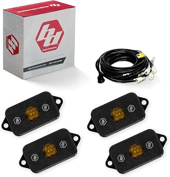 Baja Designs LED Rock Light Kit Amber