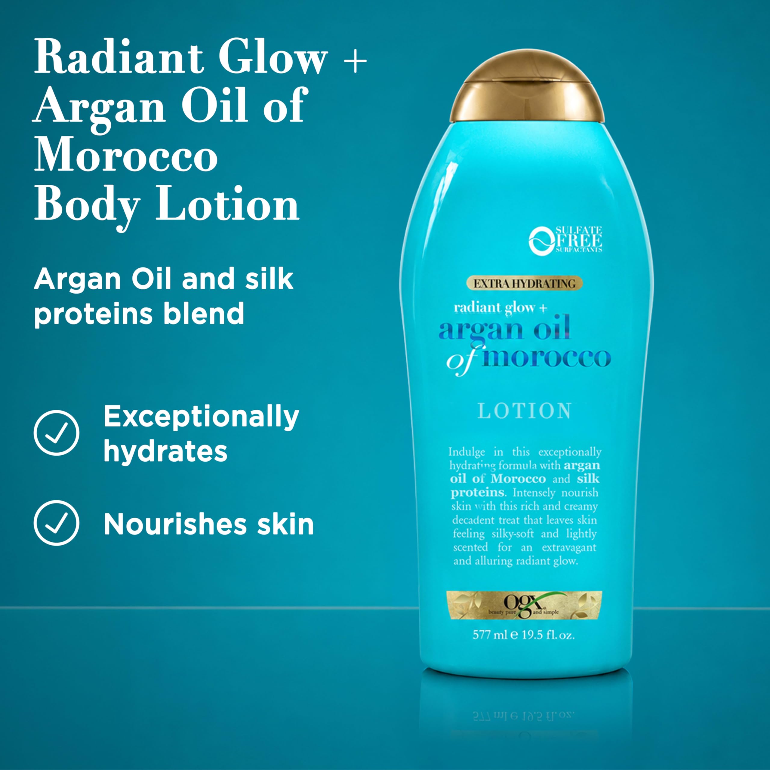 Amazon.com : OGX Extra Hydrating Radiant Glow + Argan Oil of