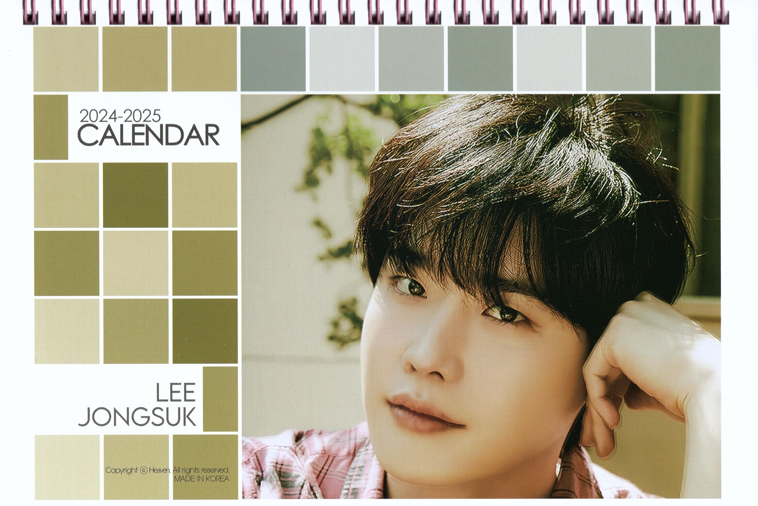 Amazon.co.jp: イ・ジョンソク イジョンソク グッズ 卓上 カレンダー