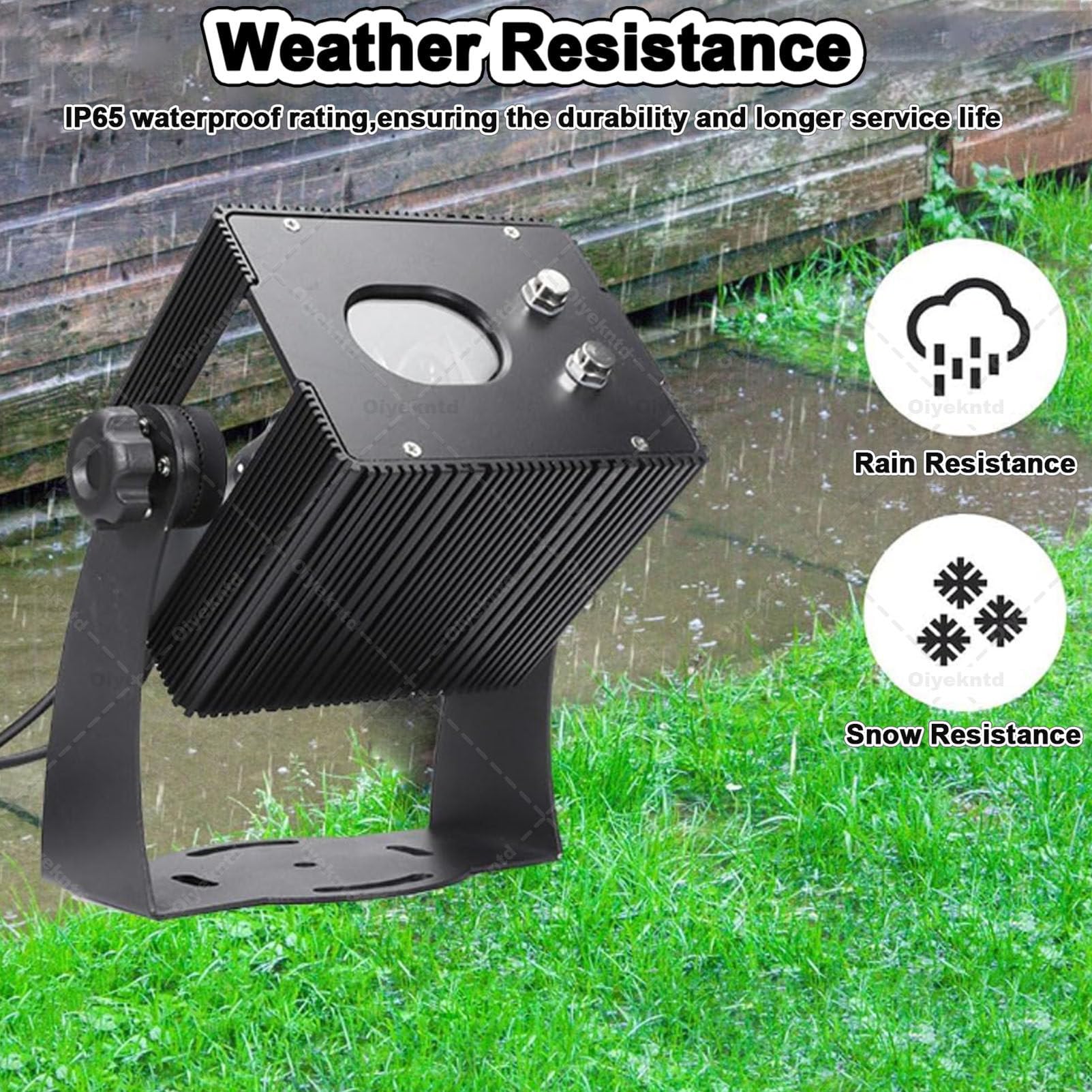 Projecteur Laser d'étoiles pour extérieur, Effets Lumineux de lucioles, lumières Laser de Noël, décorations de fêtes pour Jardin, Arbres, Maison, aménagement paysager 30W-Blue