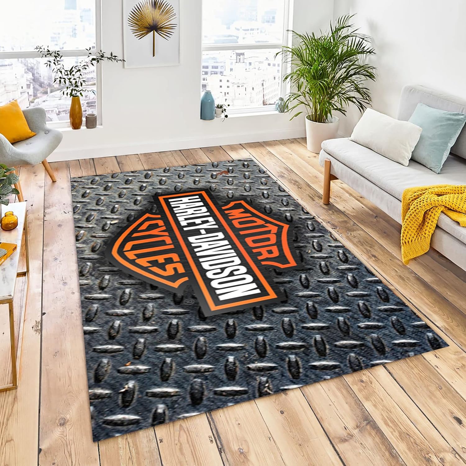 Harley Davidson mat Moto Cycles Motor Harley Davidson Decor