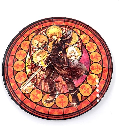 Gaming Coasters - Acrylic Coasters - Gamer Coasters - Gamer Gifts - Glass Coasters - Kingdom 2 3 - Wayfinder - Hearts Coasters (Roxas)