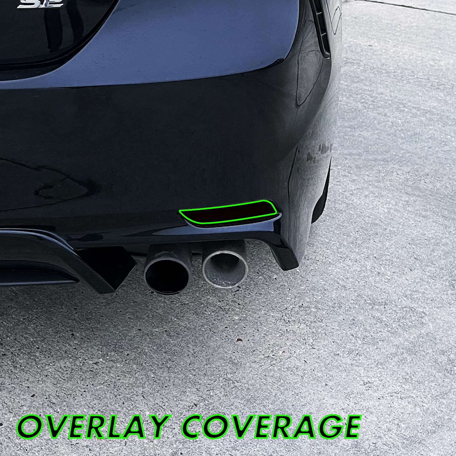 SlickMod PreCut Vinyl Smoke Tint for 2018-2022 Toyota Camry Reflector (5. Reflector,20% Dark Smoke)