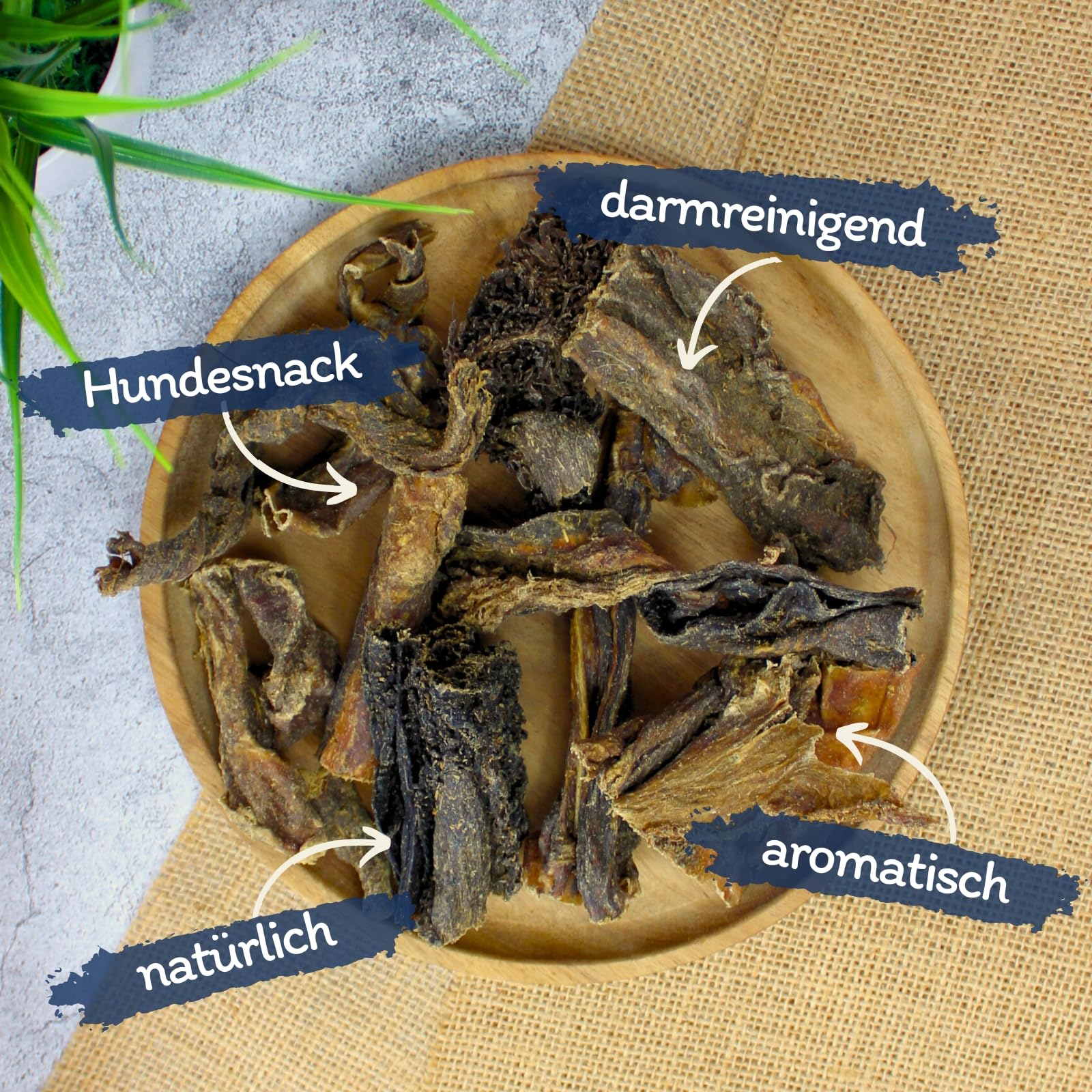 Lyra Pet® 10 kg Rinderpansen klein getrocknet Kausnack für Hunde Leckerli | Naturbelassener Kausnack – Proteinhaltiges Leckerli – Nährstoffreich – Gut verträglich – Fördert den Kauspaß
