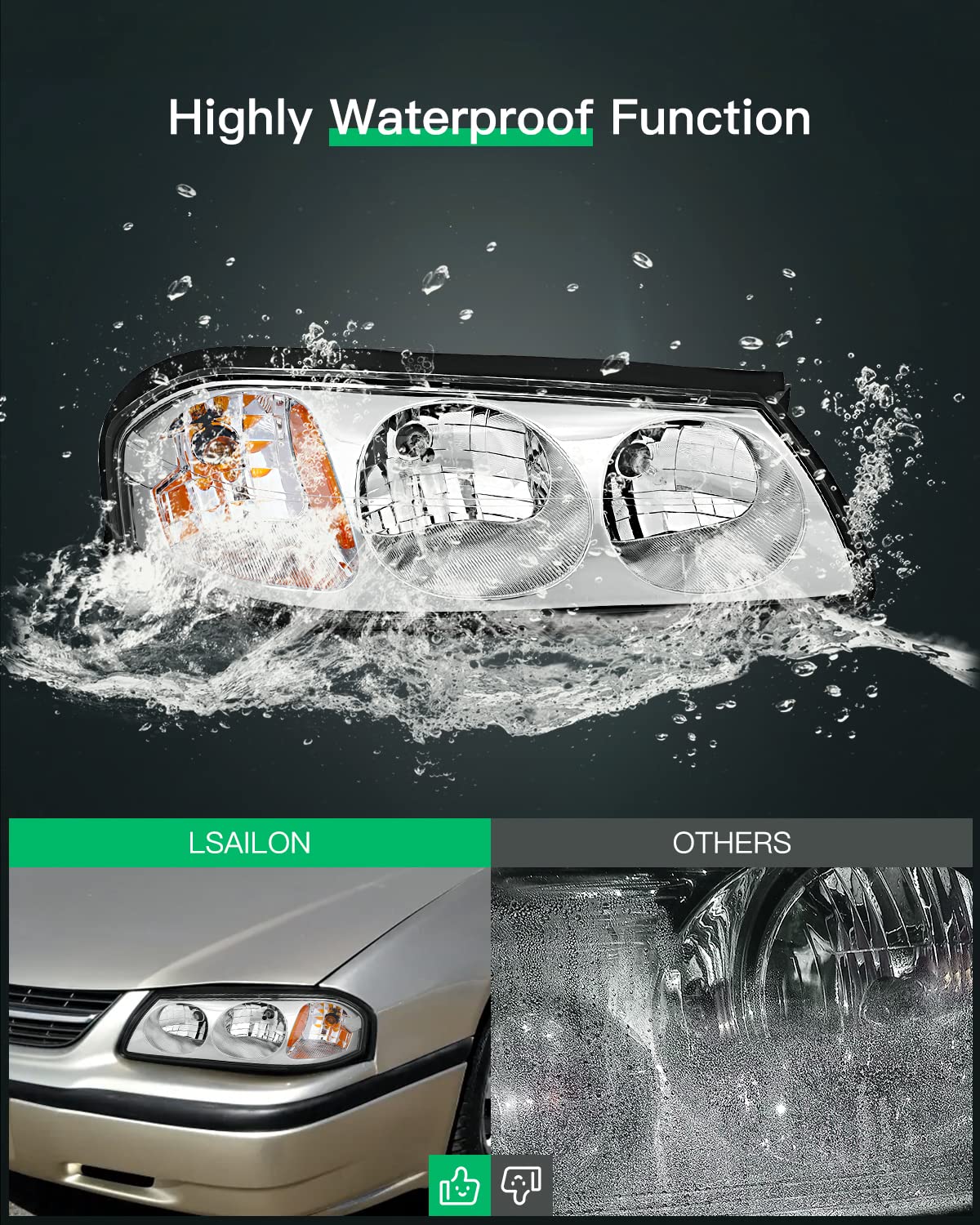 Amazon | LSAILON シボレー インパラ 2000 2001 2002 2003 2004