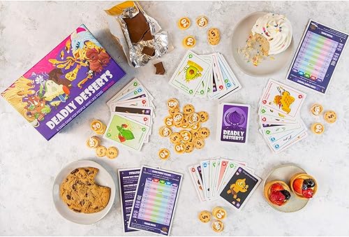 Miniatura 6 de Deadly Desserts - Un juego de cartas para personas a las que les gusta la comida y la pelea - Juegos de mesa familiares para adultos y niños